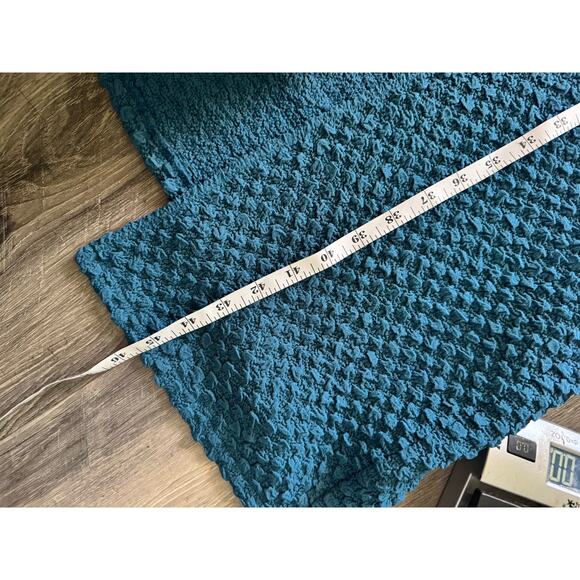 Dolan Anthro Left Coast Collection Blue Textured Knit Duster Cardigan Small - Picture 6 of 9